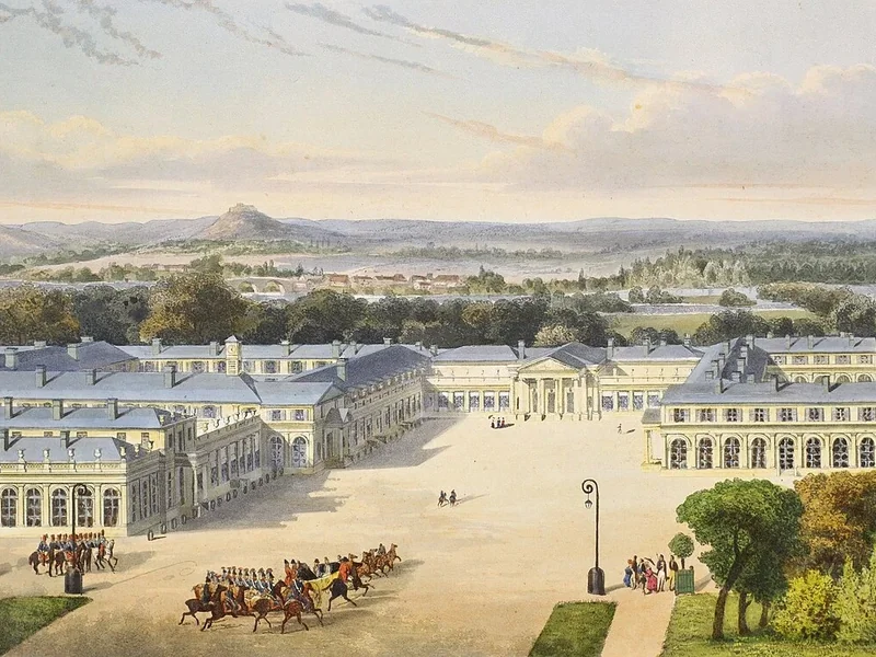1762-Pierre-François-Léonard Fontaine - Veduta del Castello di Neuilly